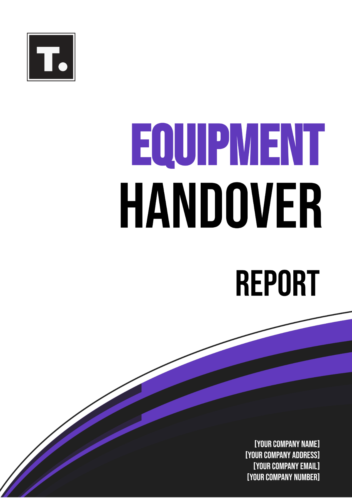 Equipment Handover Report Template