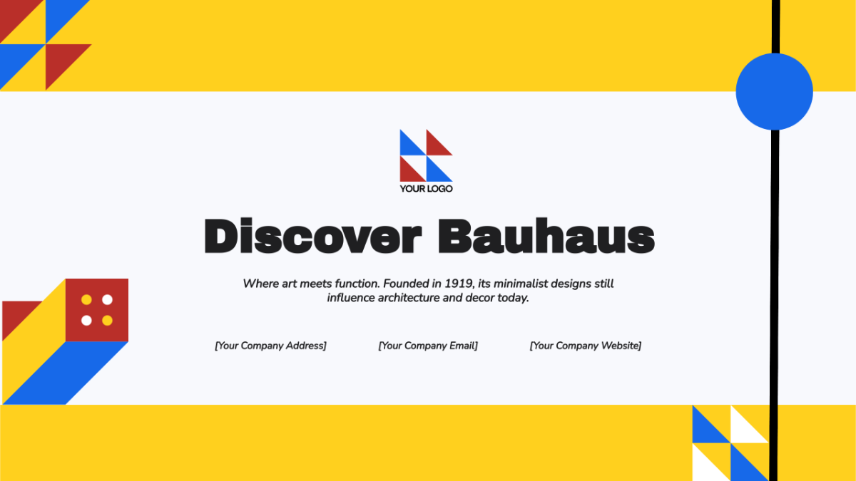Bauhaus Youtube Banner