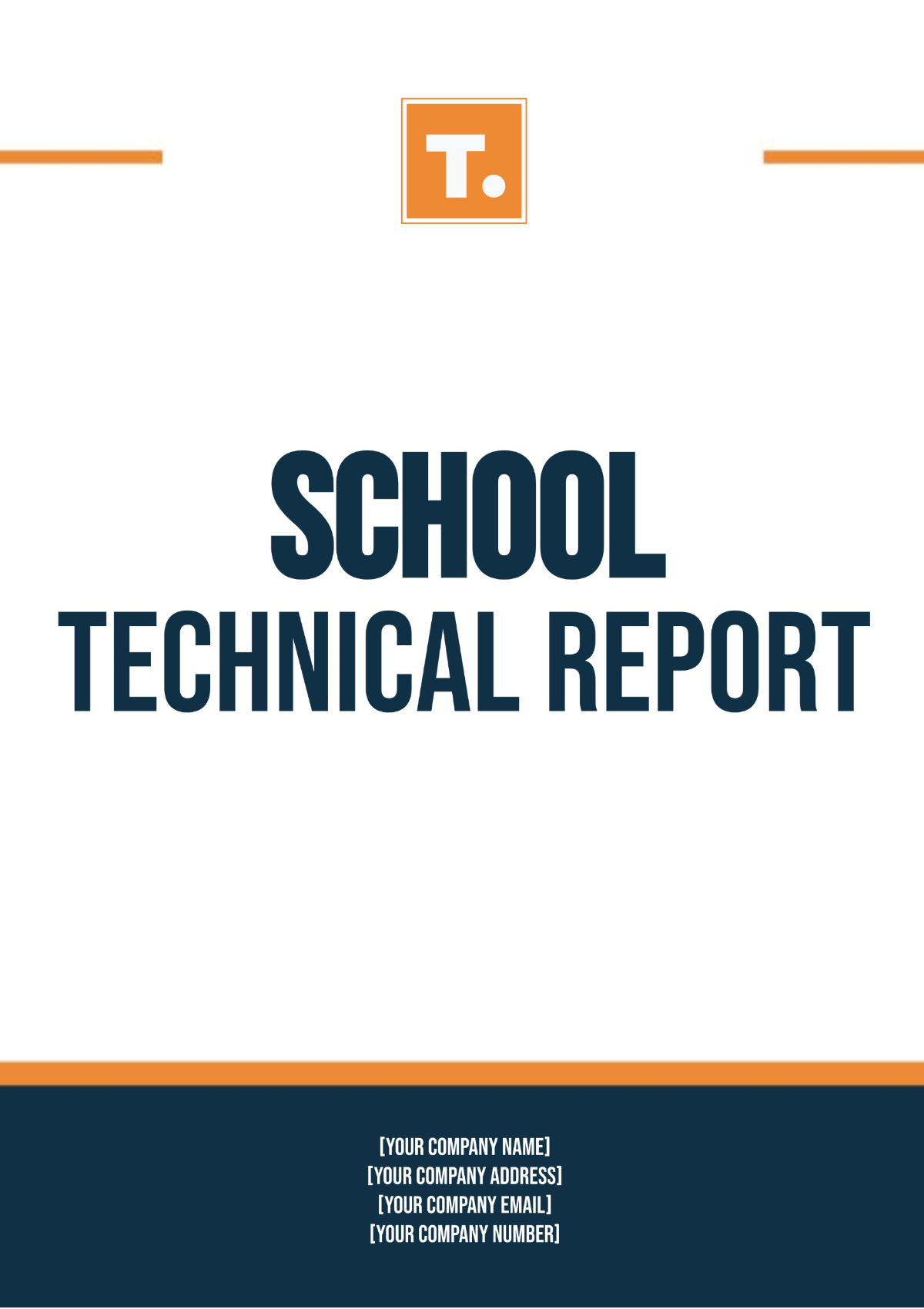 School Technical Report Template