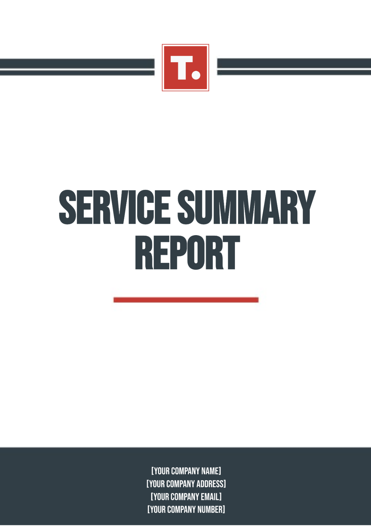 Service Summary Report Template - Edit Online & Download