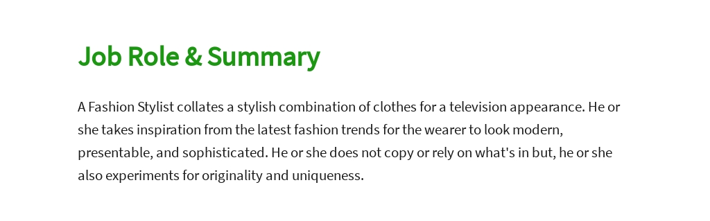 Free Fashion Stylist Job Ad and Description Template 2.jpe