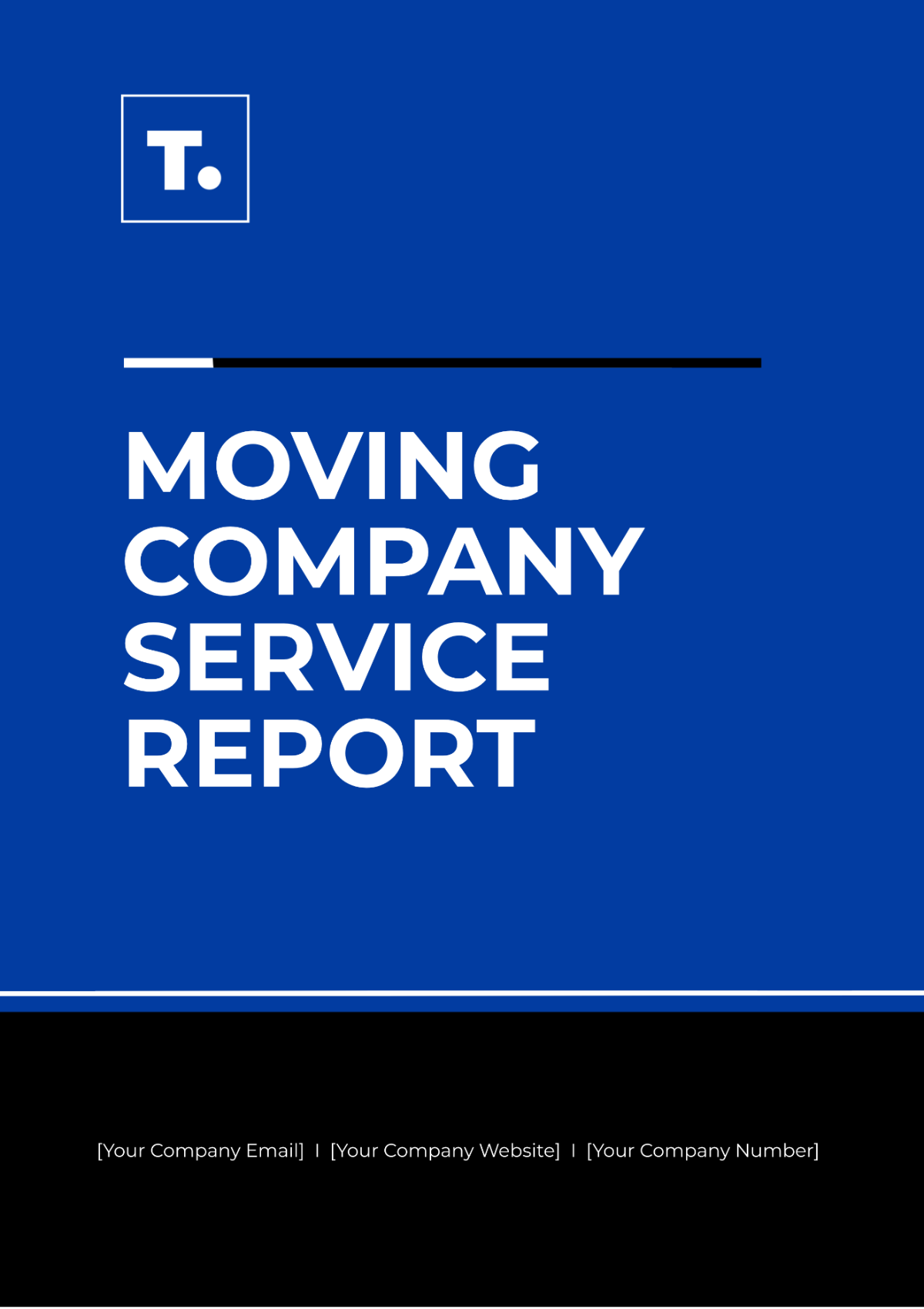 Free Moving Company Service Report Template