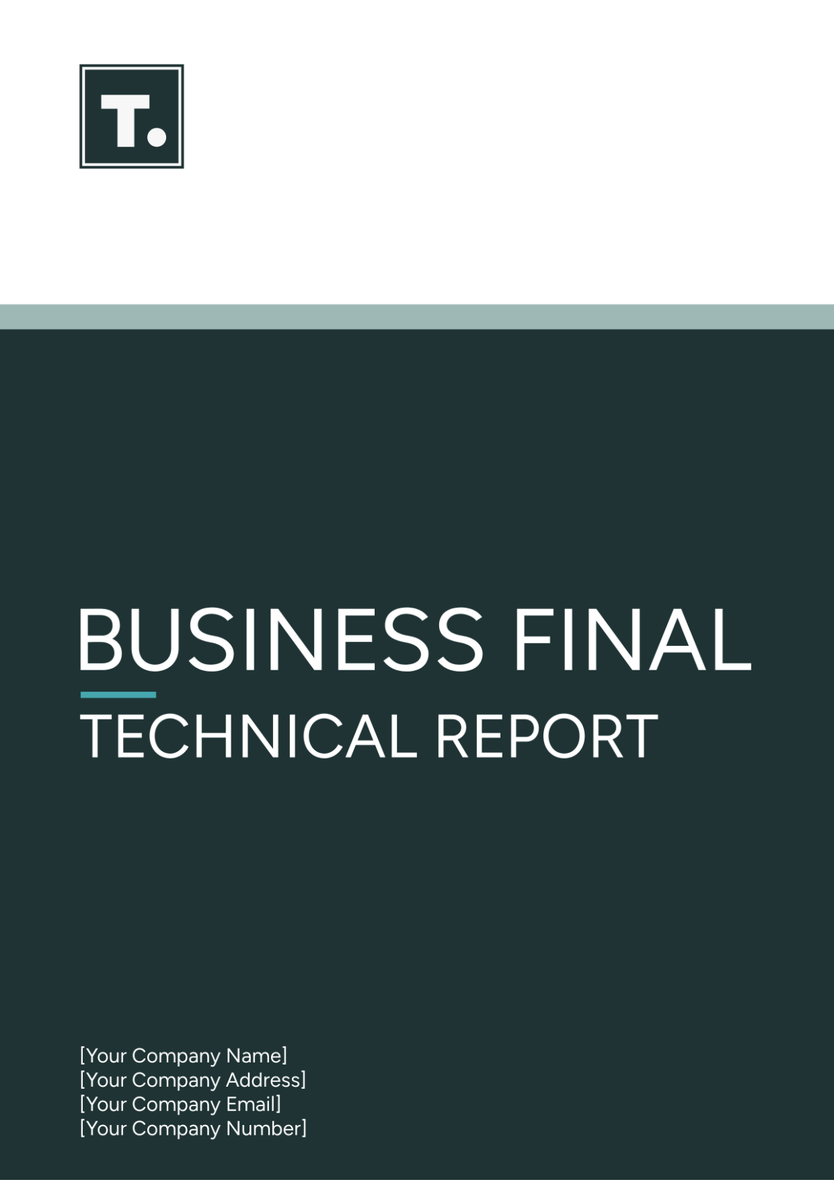 Business Final Technical Report Template