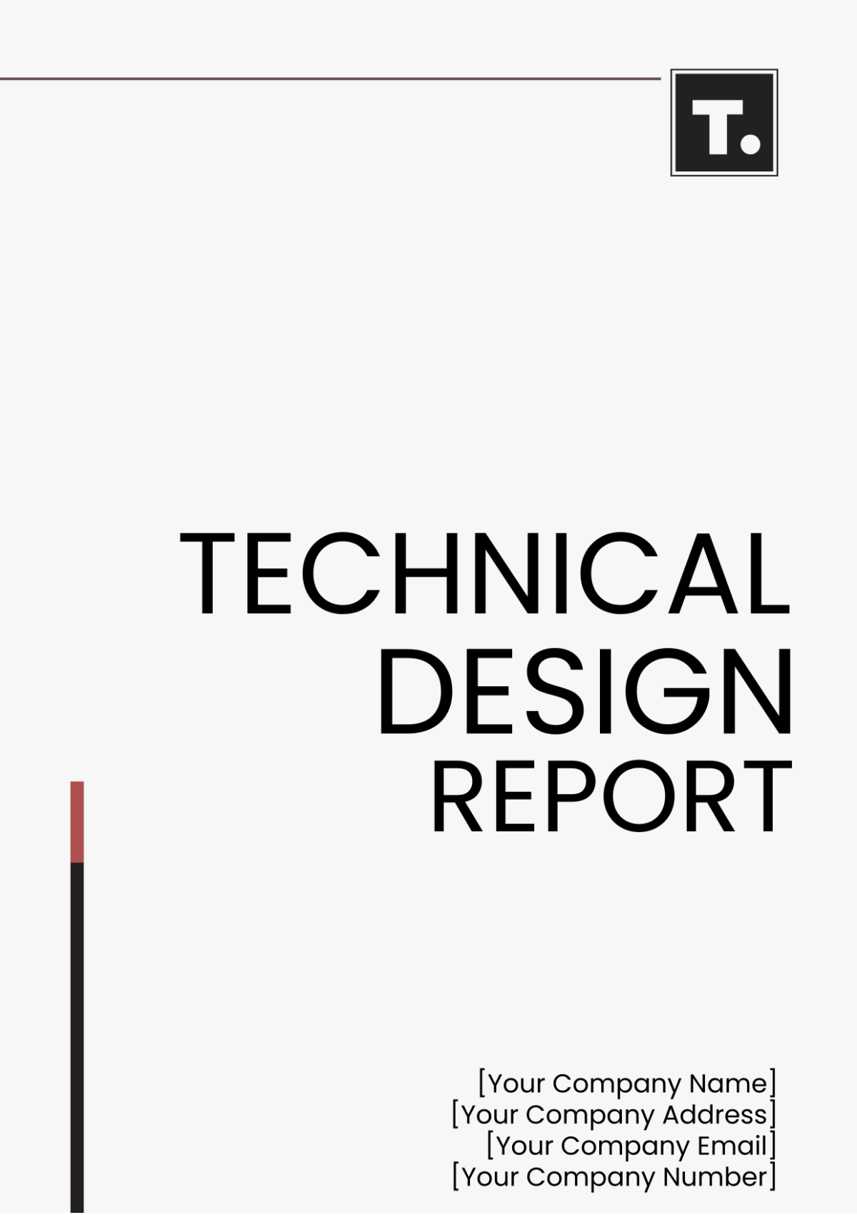 Technical Design Report Template