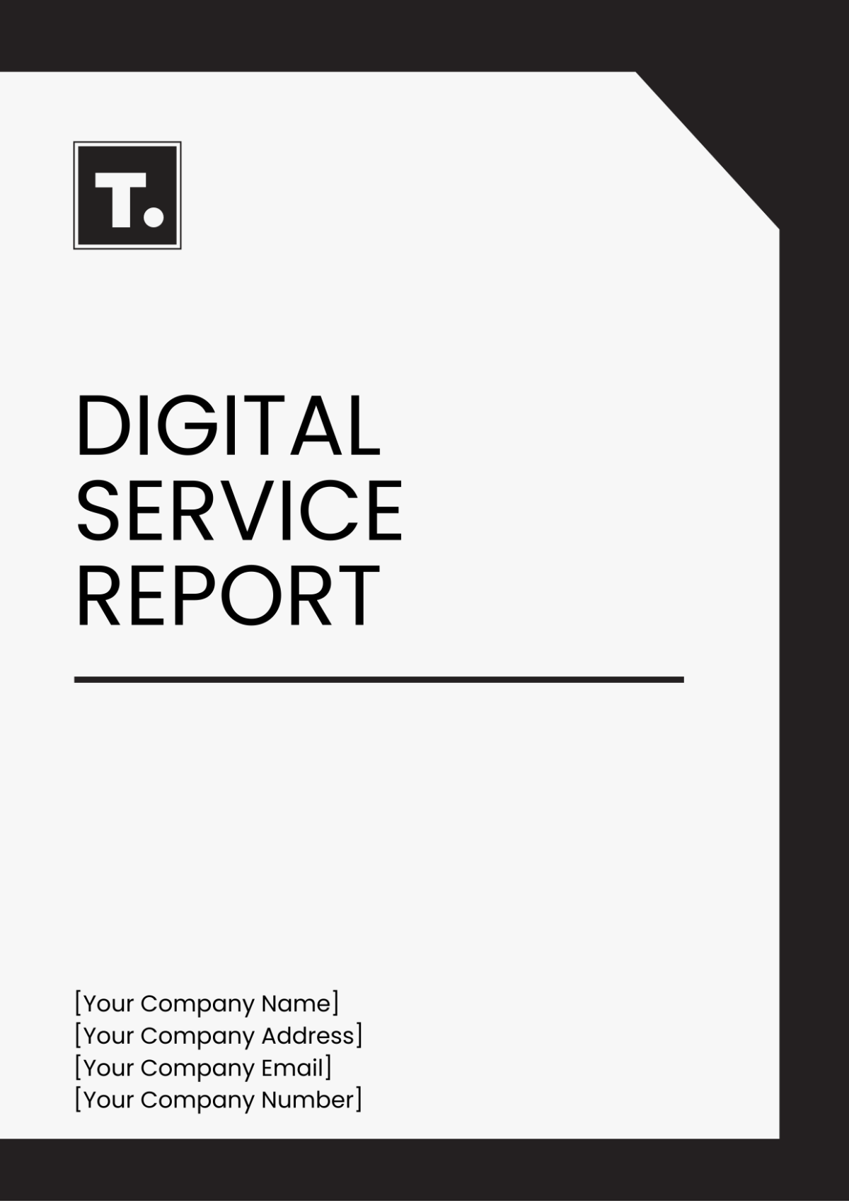 Digital Service Report Template - Edit Online & Download