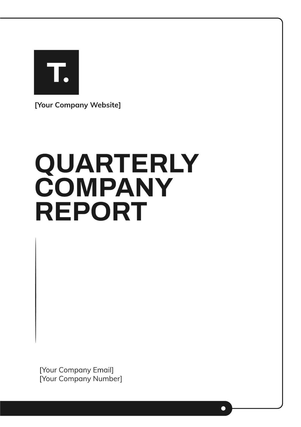 Free Quarterly Marketing Report Template - Edit Online & Download ...