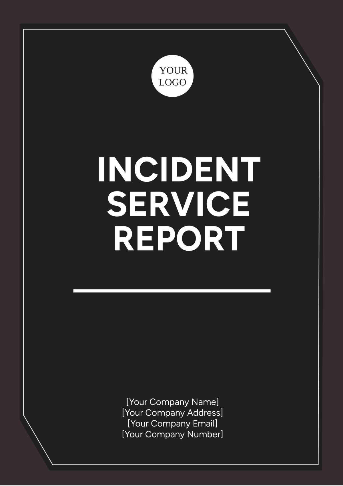 Free Incident Service Report Template