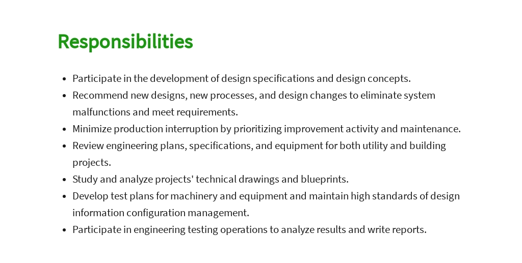 Free Experienced Mechanical Engineer Job Ad and Description Template 3.jpe