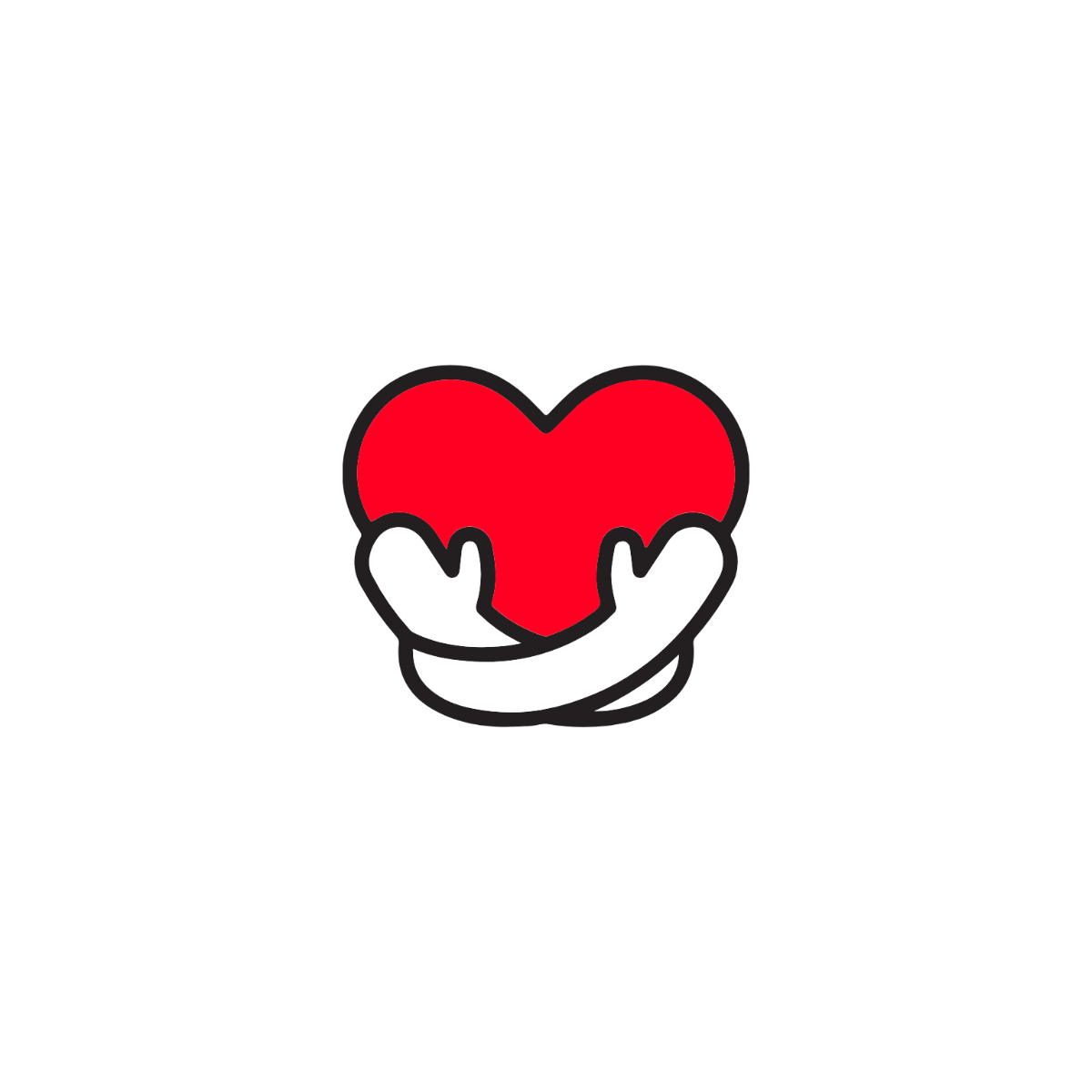 Hug Heart Icon