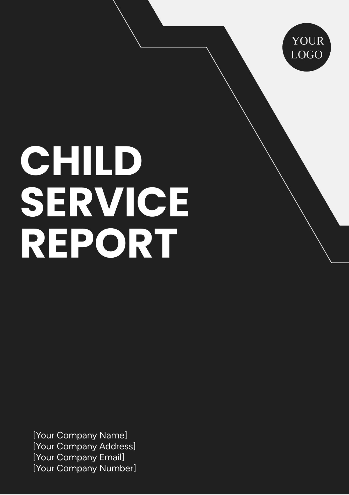 Free Child Service Report Template