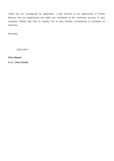 Free Associate Mechanical Engineering Cover Letter to Edit Online