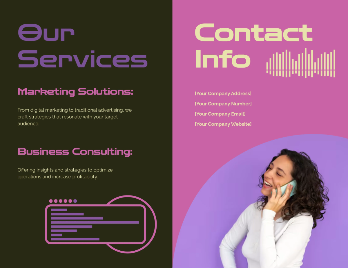 Free Futuristic Brochure Template to Edit Online