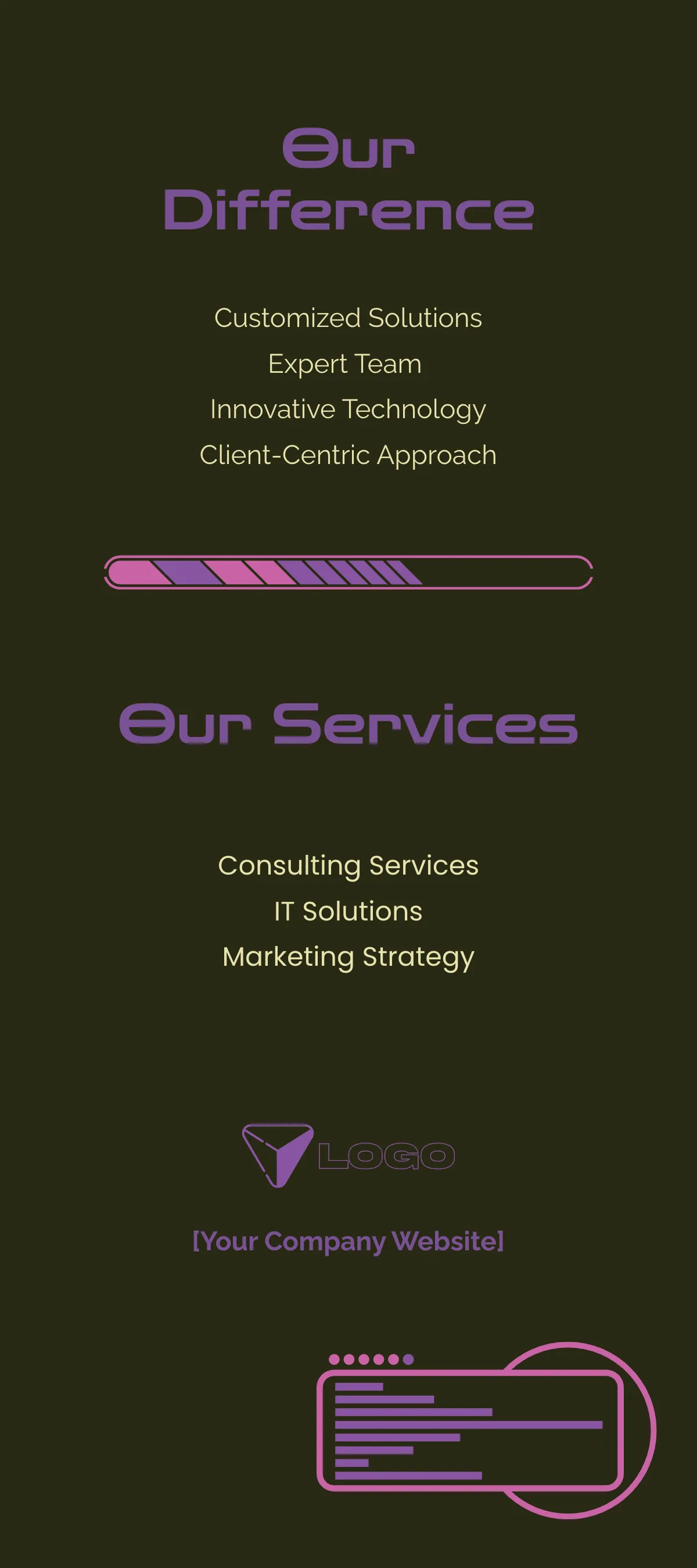 Free Futuristic Rack Card Template to Edit Online