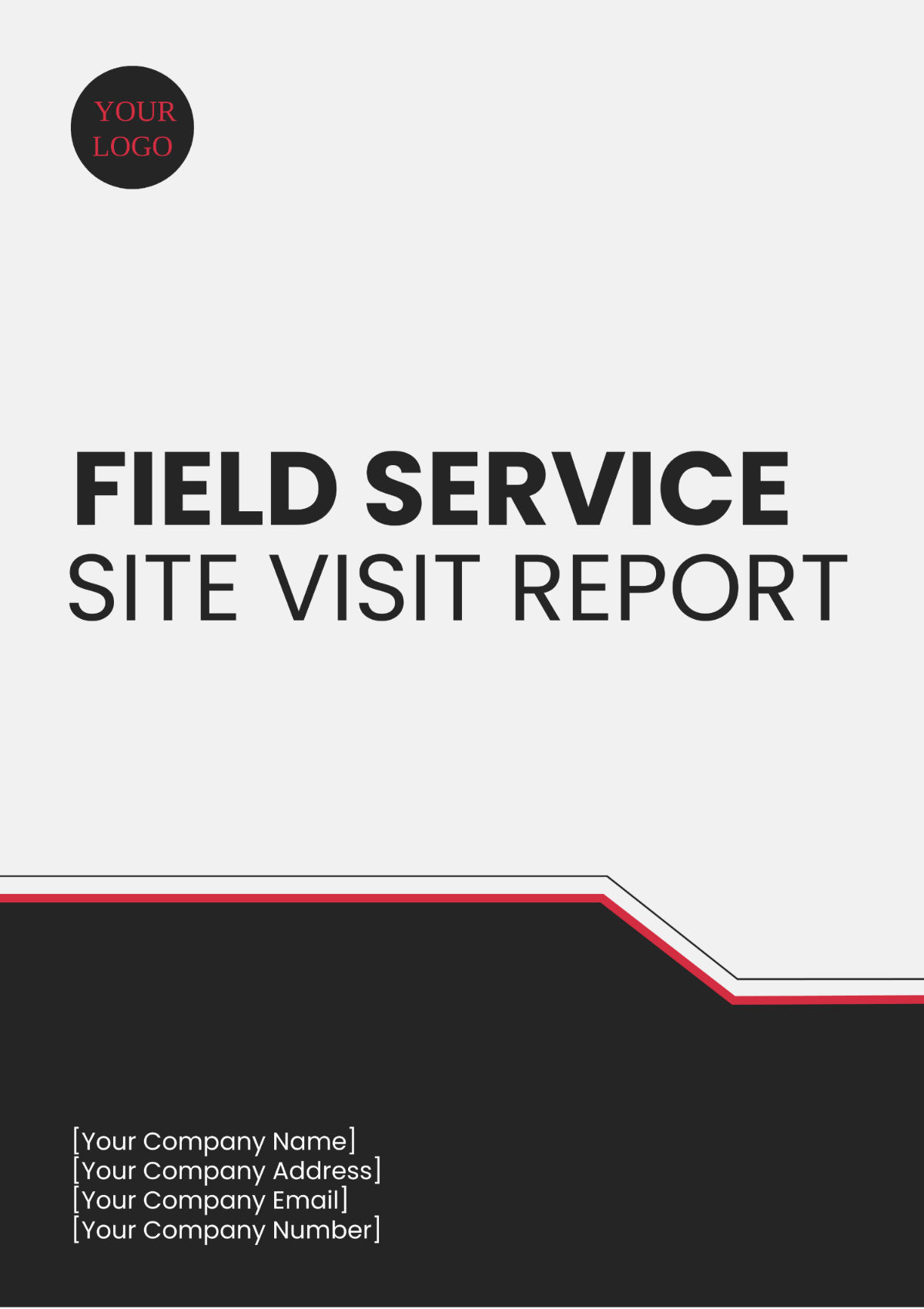 Free Field Service Site Visit Report Template