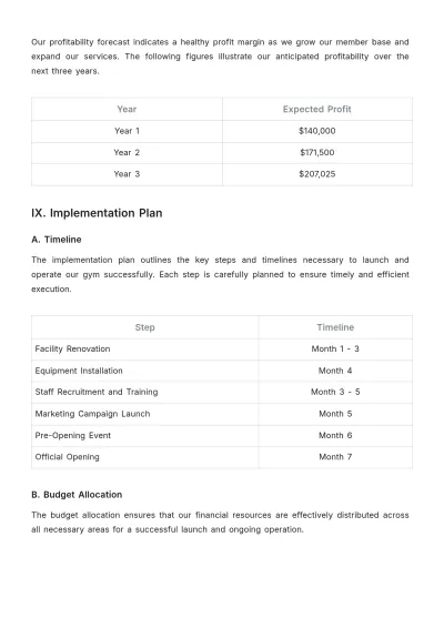 Free Gym Sales Proposal Template to Edit Online