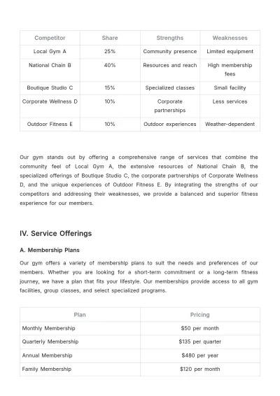 Free Gym Sales Proposal Template to Edit Online