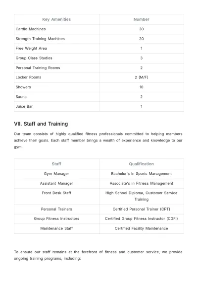 Free Gym Sales Proposal Template to Edit Online