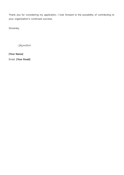 Free Mechanical Design Engineering Cover Letter to Edit Online