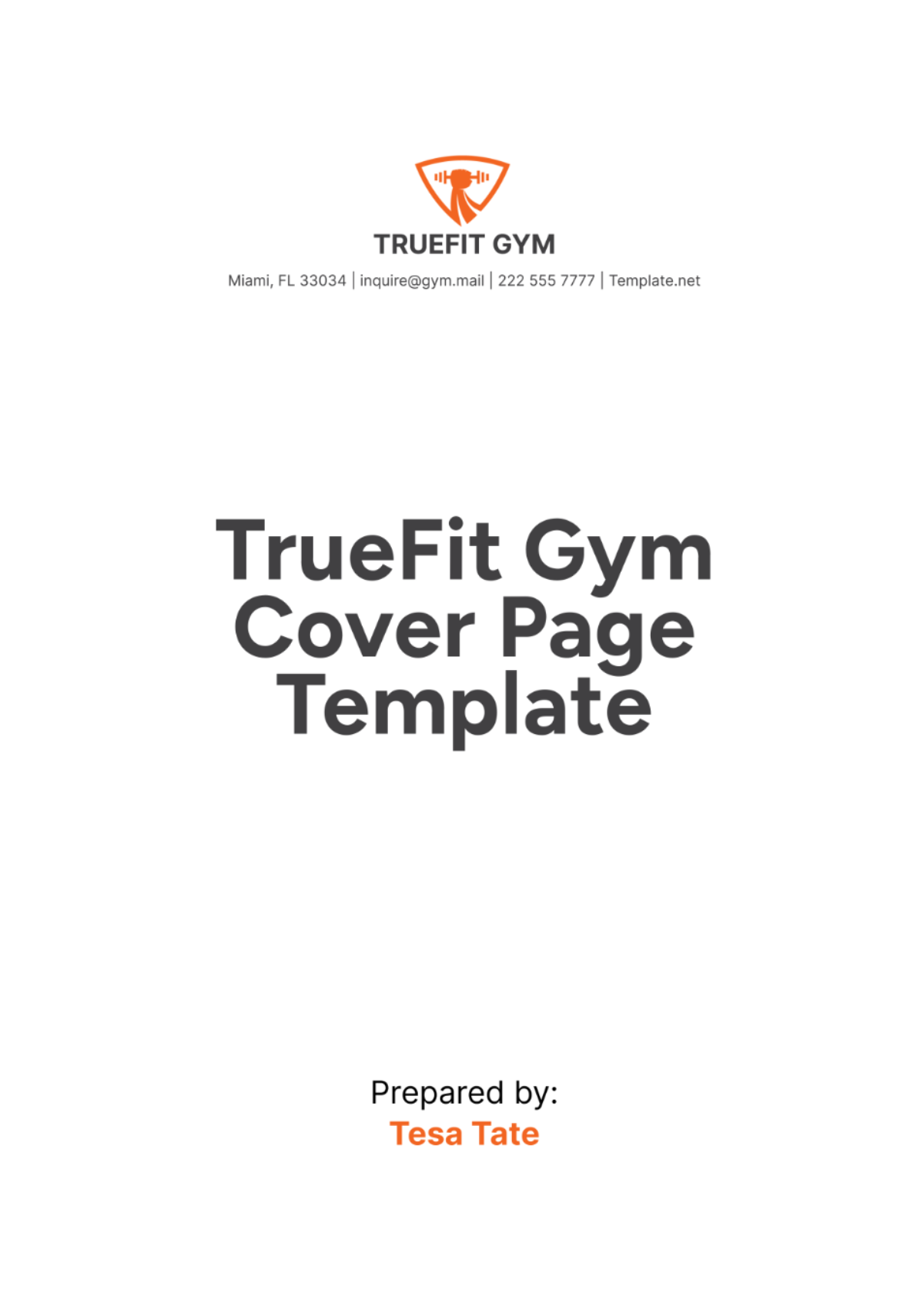 Gym 6-Week Plan Template - Edit Online & Download