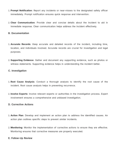 Free Gym Safe Work Procedure Template to Edit Online