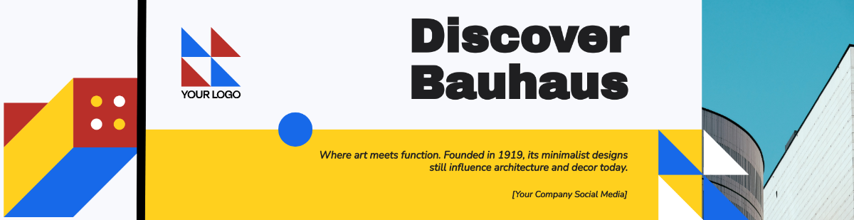 Bauhaus Website Banner