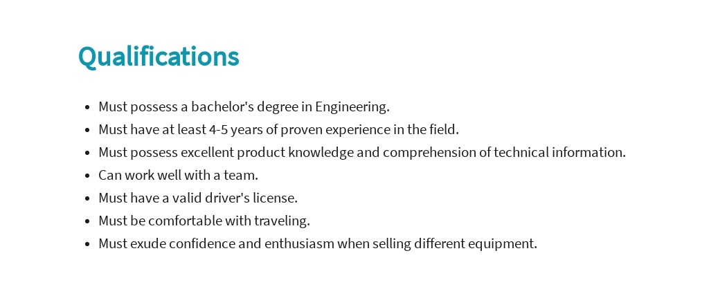Free Mechanical Sales Engineer Job Ad/Description Template 5.jpe