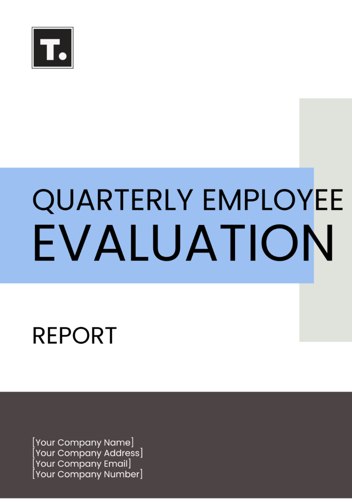 Quarterly Employee Evaluation Report Template - Edit Online & Download