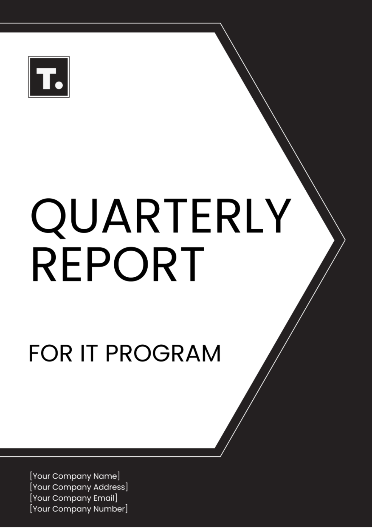 Quarterly Report For IT Program Template - Edit Online & Download