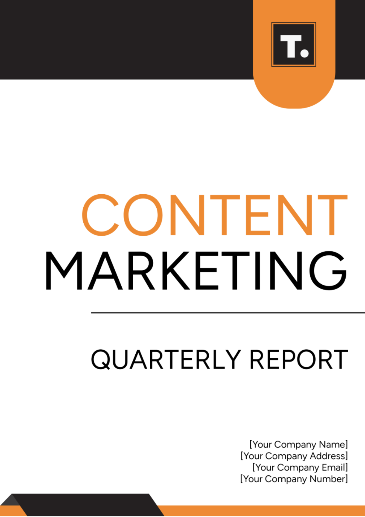 Content Marketing Quarterly Report Template - Download | Template.net