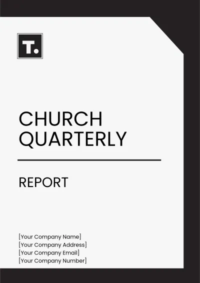 Free Church Quarterly Report Template to Edit Online
