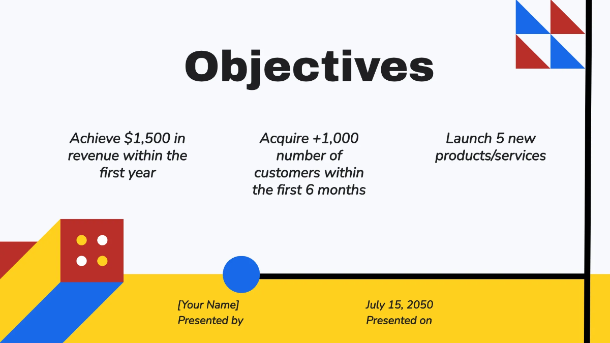 Free Bauhaus Presentation Template to Edit Online