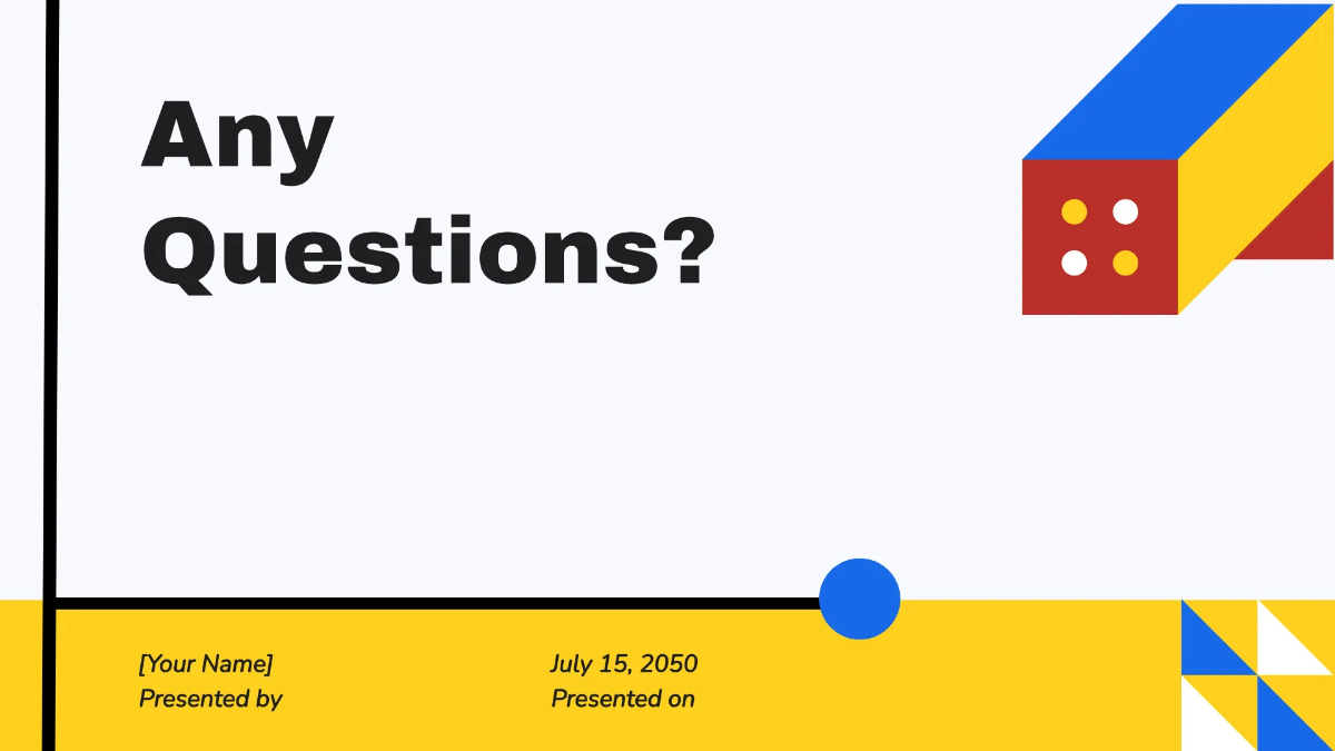 Free Bauhaus Presentation Template to Edit Online