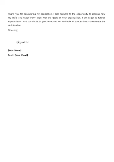 Free Auditor Cover Letter For Fresher to Edit Online