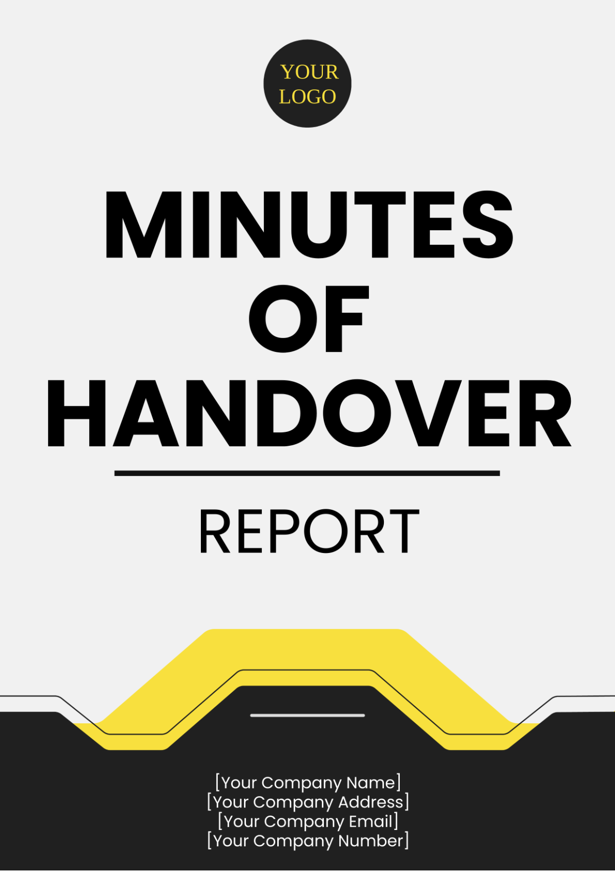 Minutes of Handover Report Template