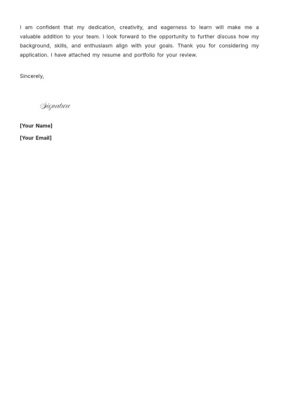 Free Film Production Cover Letter For Fresher to Edit Online