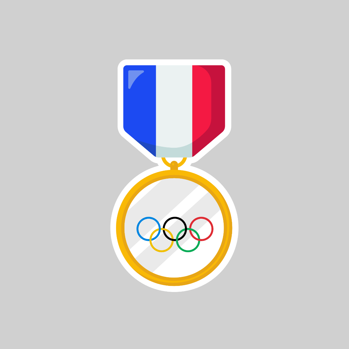 Olympic Medal Sticker