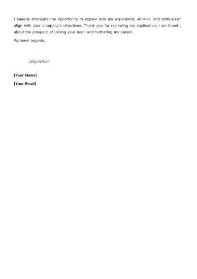 Free Videographer Cover Letter For Fresher to Edit Online