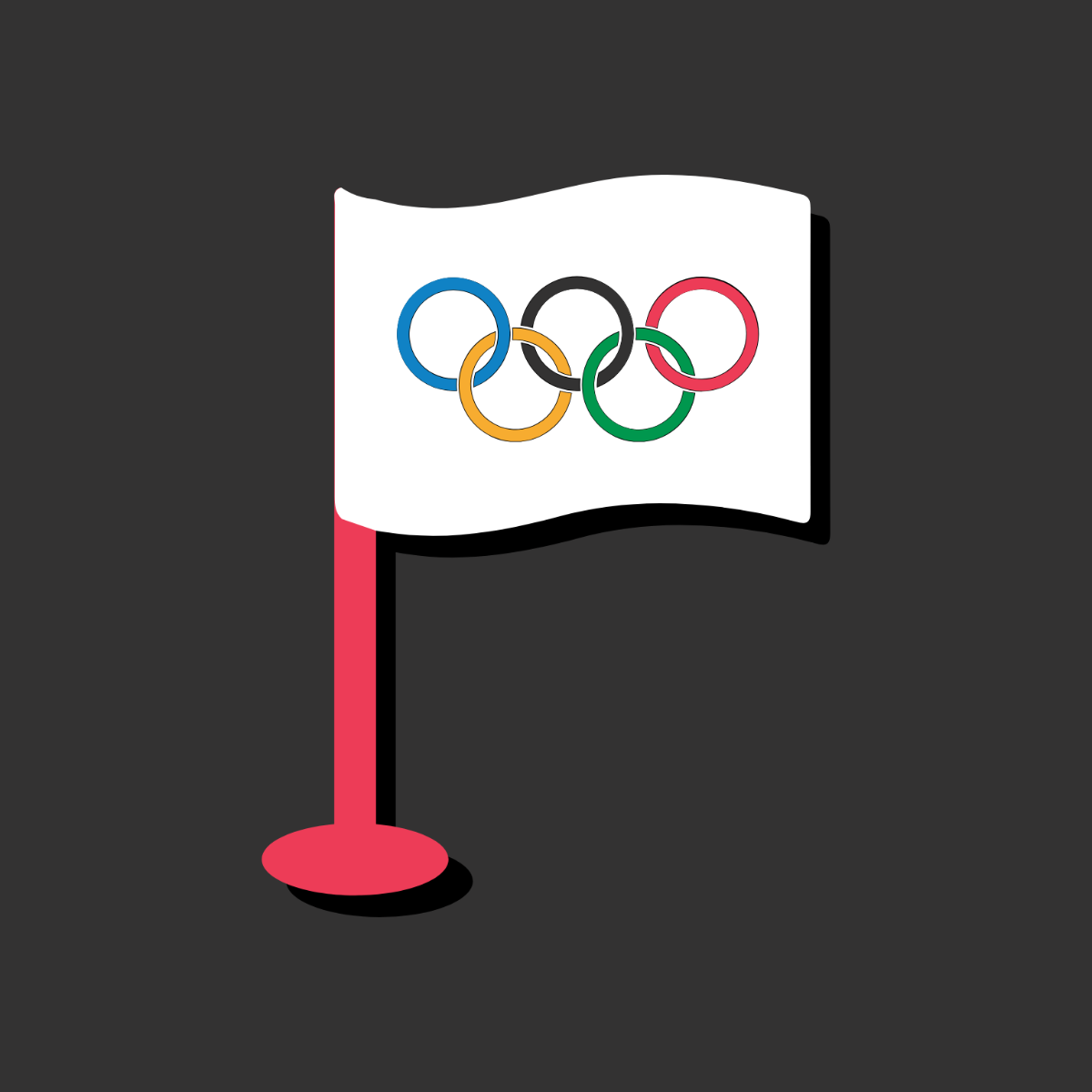 Olympic Flag Icon