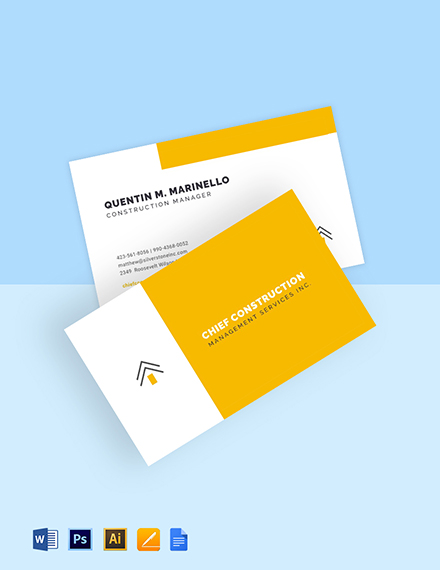 Logistics Services Business Card Template - Illustrator, PSD | Template.net