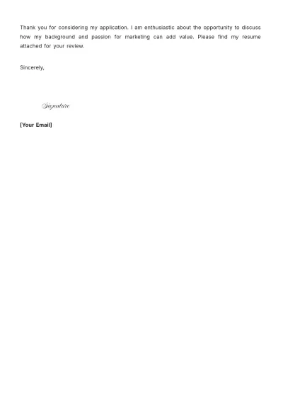 Free Career Change Cover Letter No Experience to Edit Online