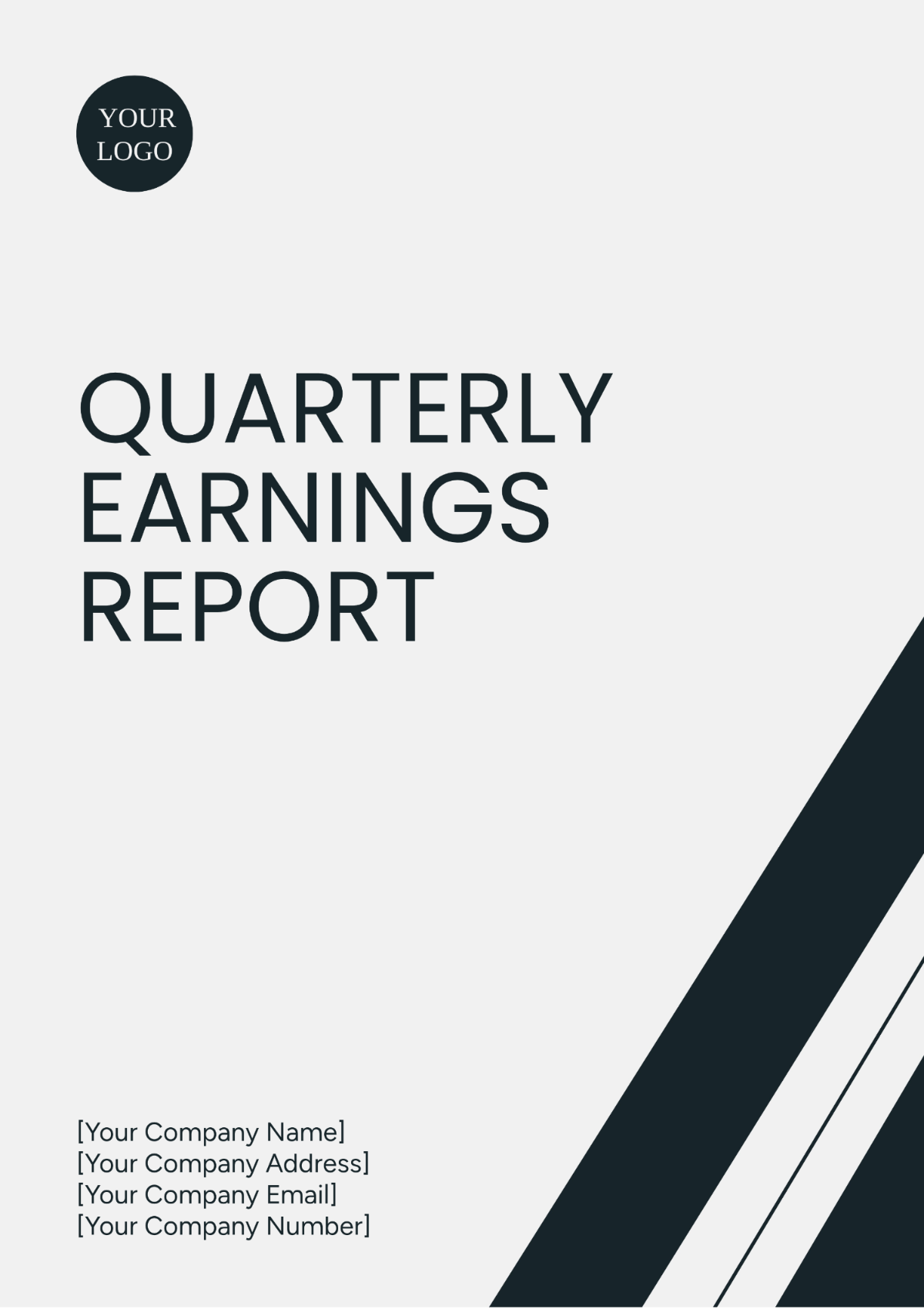 Quarterly Earnings Report Template - Edit Online & Download