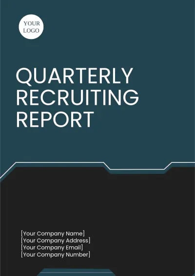 Free Quarterly Recruiting Report Template to Edit Online