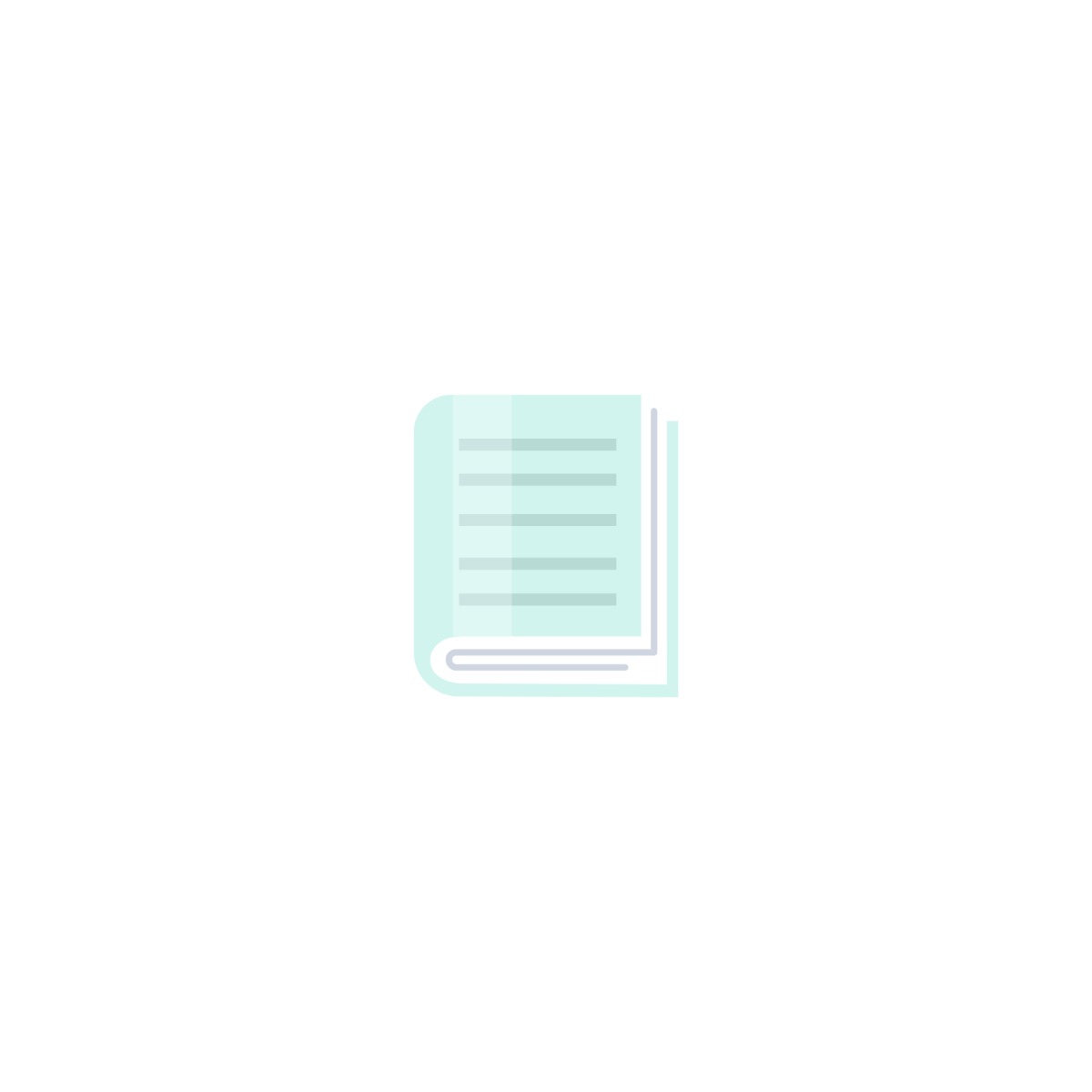 Transparent Book Icon