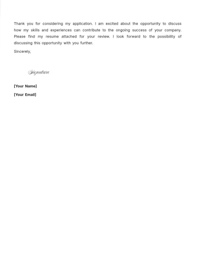 Free Support Application Cover Letter to Edit Online