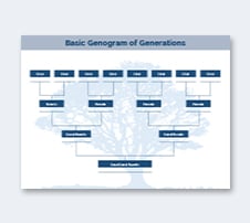 3 generation genogram word template