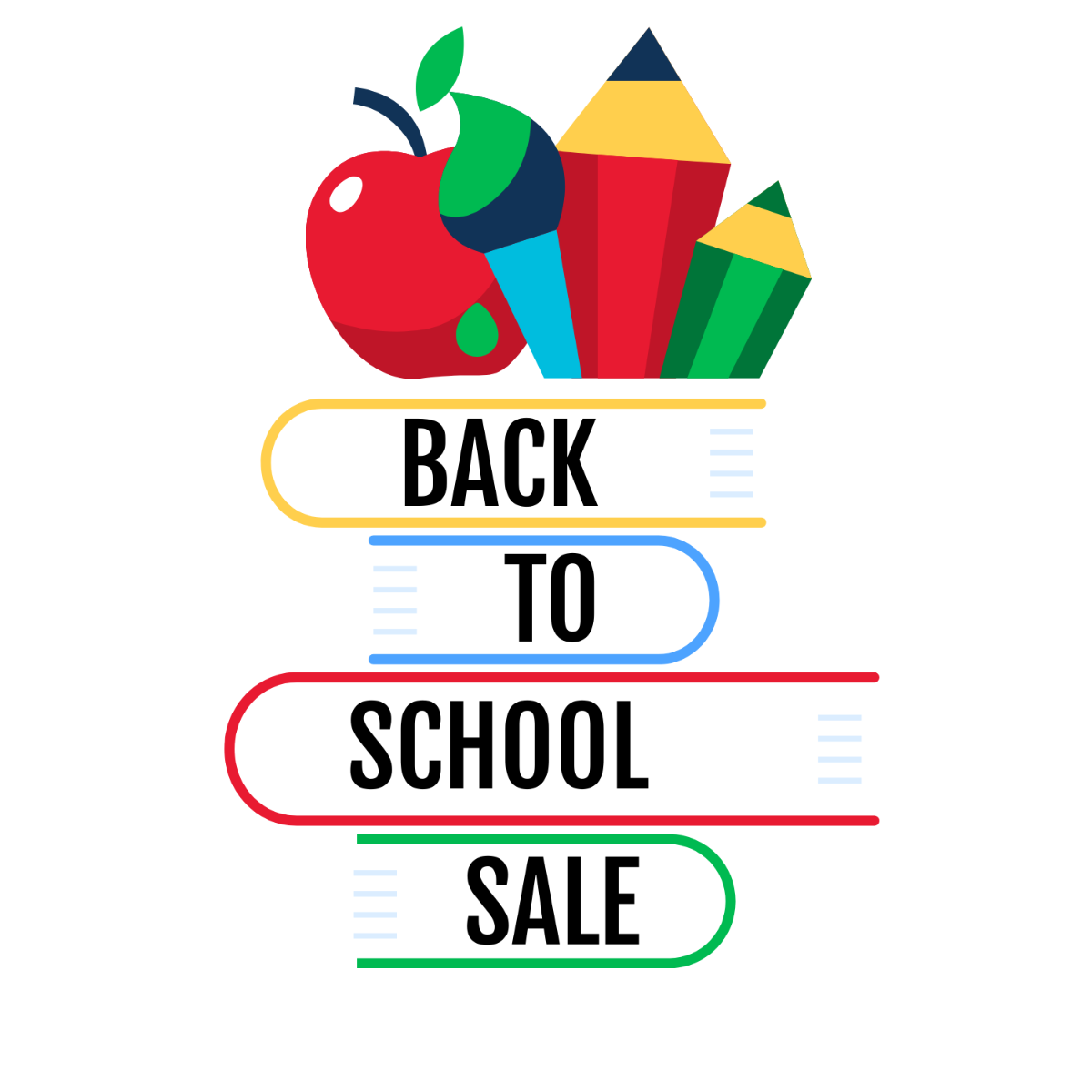 Back to School Sale Logo