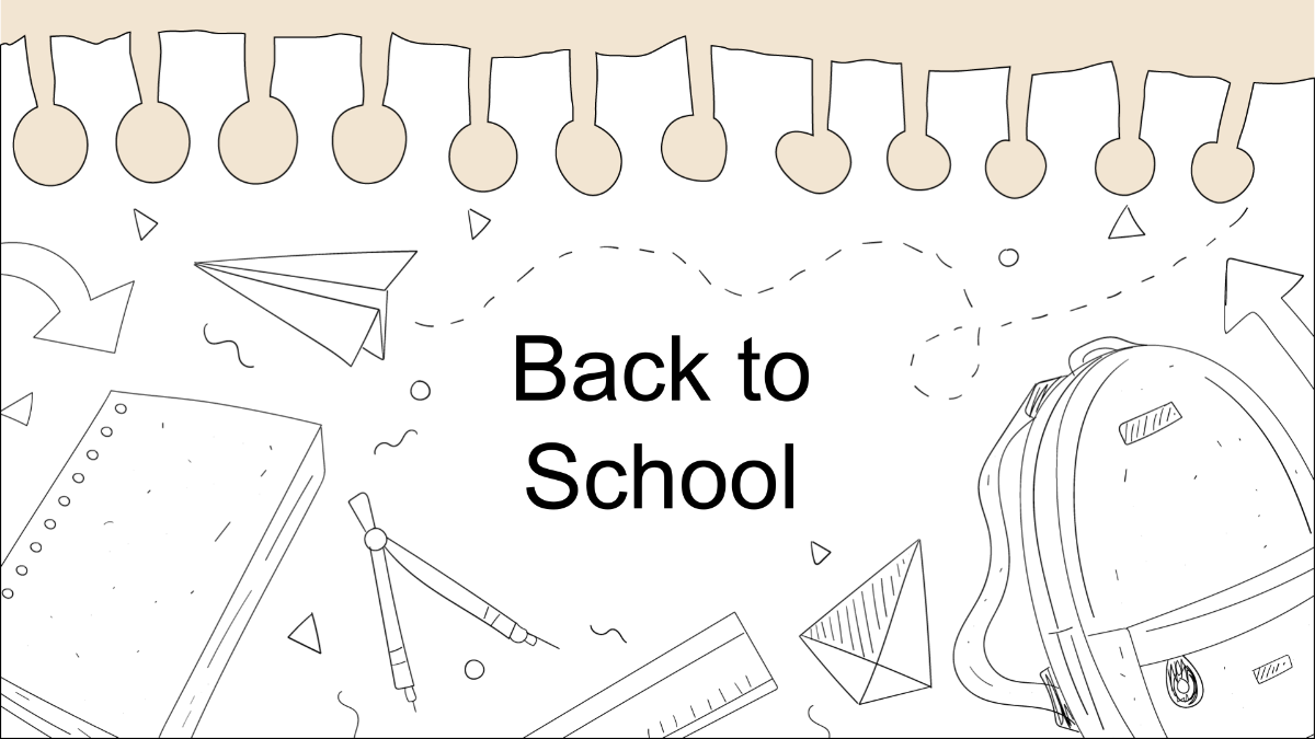 Back to School Sketch Background