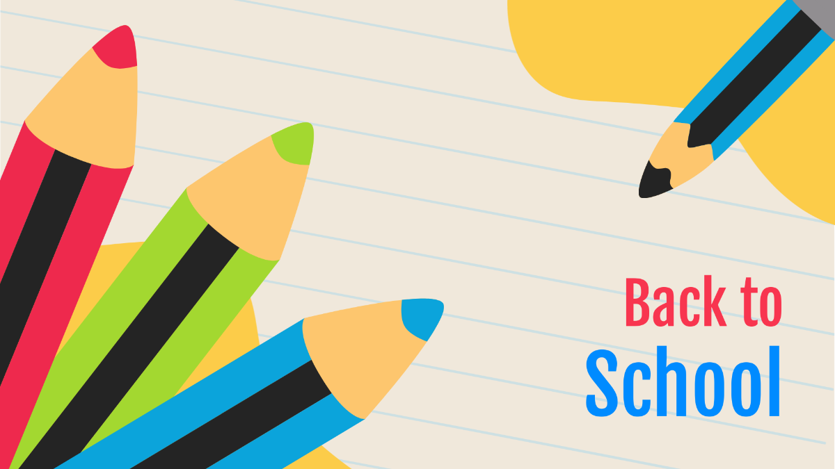 Back to School Pencils Background
