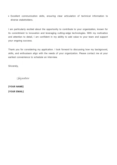Free Systems Analyst Cover Letter For Fresher to Edit Online