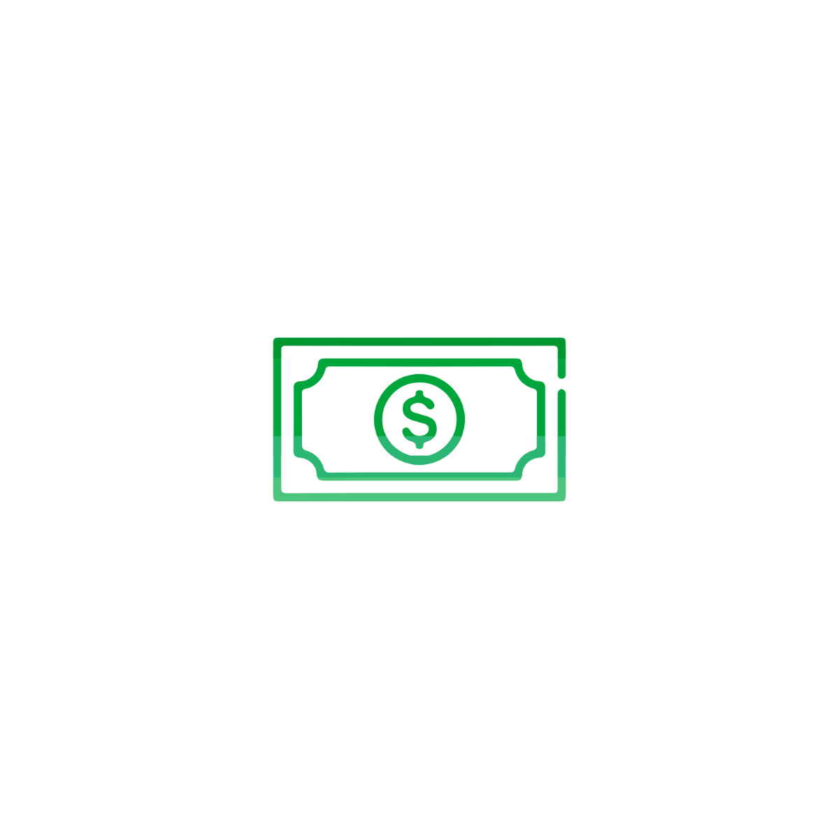 Money Gradient Icon